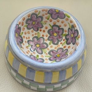 Mackenzie Childs pet bowl